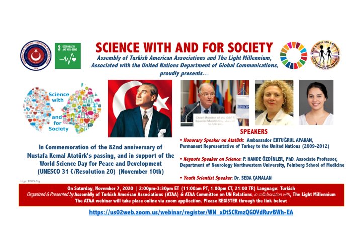 SCIENCE WITH AND FOR SOCIETY #ScienceDay #Atatürk