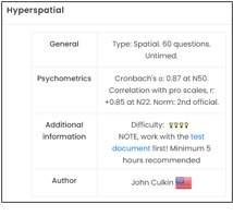 JUC Hyperspatial Test Info