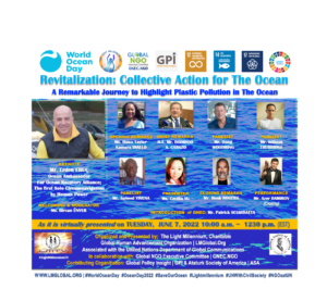 #OceanDay2022 Invitation: Virtual Panel by LMGobal.Org on Tuesday, June 07 at 10:00 EST (slider)
