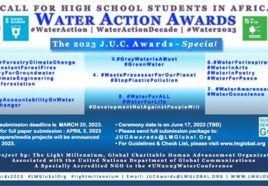 CALL FOR HIGH SCHOOL STUDENTS IN AFRICA: WATER ACTION AWARDS