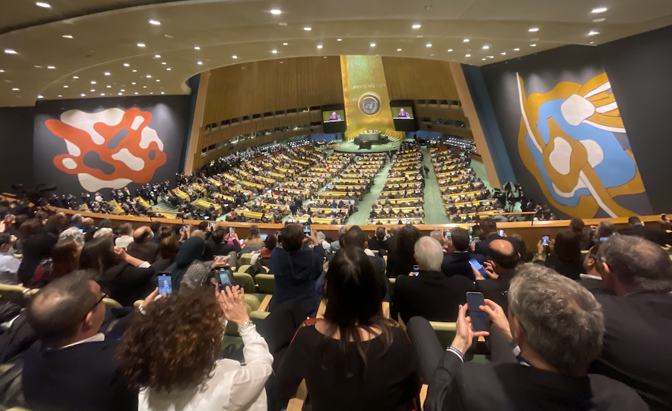 UNGA Hall - Opening Session of the #UN2023WaterConference - Dated: March 22, 2023 | Photo: LMGlobal.Org