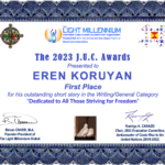 Eren Koruyan, Darussafaka High School, First Place, Writing/General, #JUCAwards2023