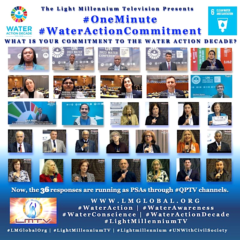 ITS TIME TO REPORT BACK ON THE LMGLOBAL.ORG’s WATER ACTION COMMITMENT TO THE WATER ACTION DECADE