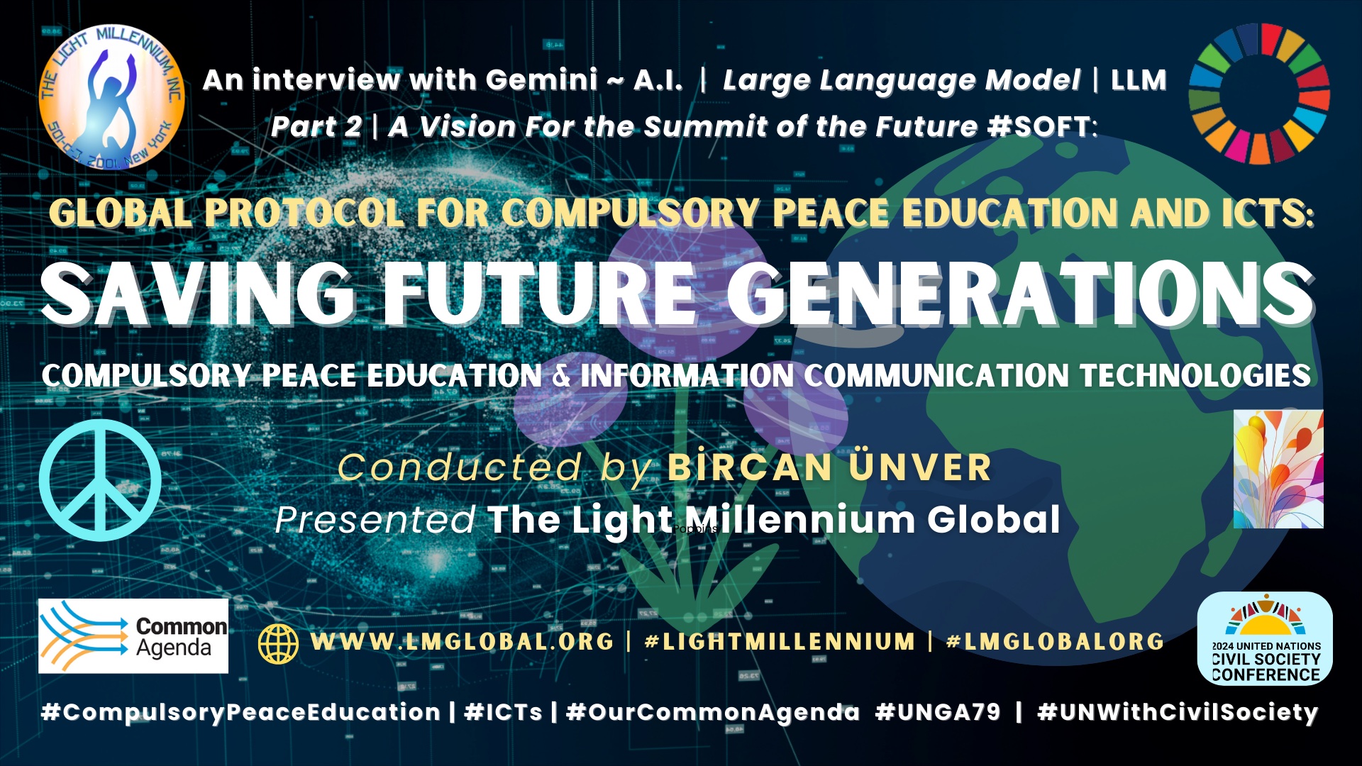 AN INTERVIEW WITH GEMINI-LLM: GLOBAL PROTOCOL FOR COMPULSORY PEACE EDUCATION and ICTs: SAVING FUTURE GENERATIONS – Part 2