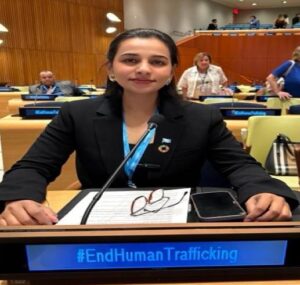 Vrushali Gaikwad, UN Trusteeship Council, NYC #EndHumanTrafficking