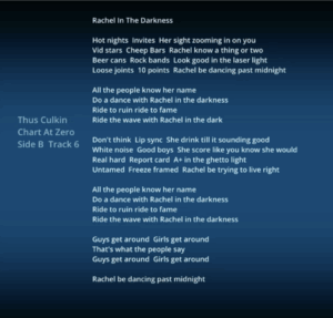 Band: #ThusCulkin Side-B Lyrics, Music & Vocal by John J. Culkin #Tribute #Music