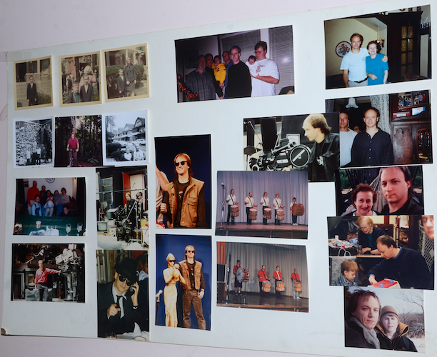 A section of the photo exhibit from the family albums of John J. Culkin