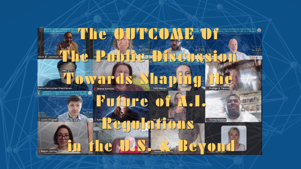 The Outcome: Towards Shaping the Future of AI Panel by LMGlobal.Org delivered on Nov. 8, 2025. (Slider)